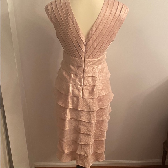Adrianna Papell size 4 blush colored cocktail dress - Picture 6 of 10